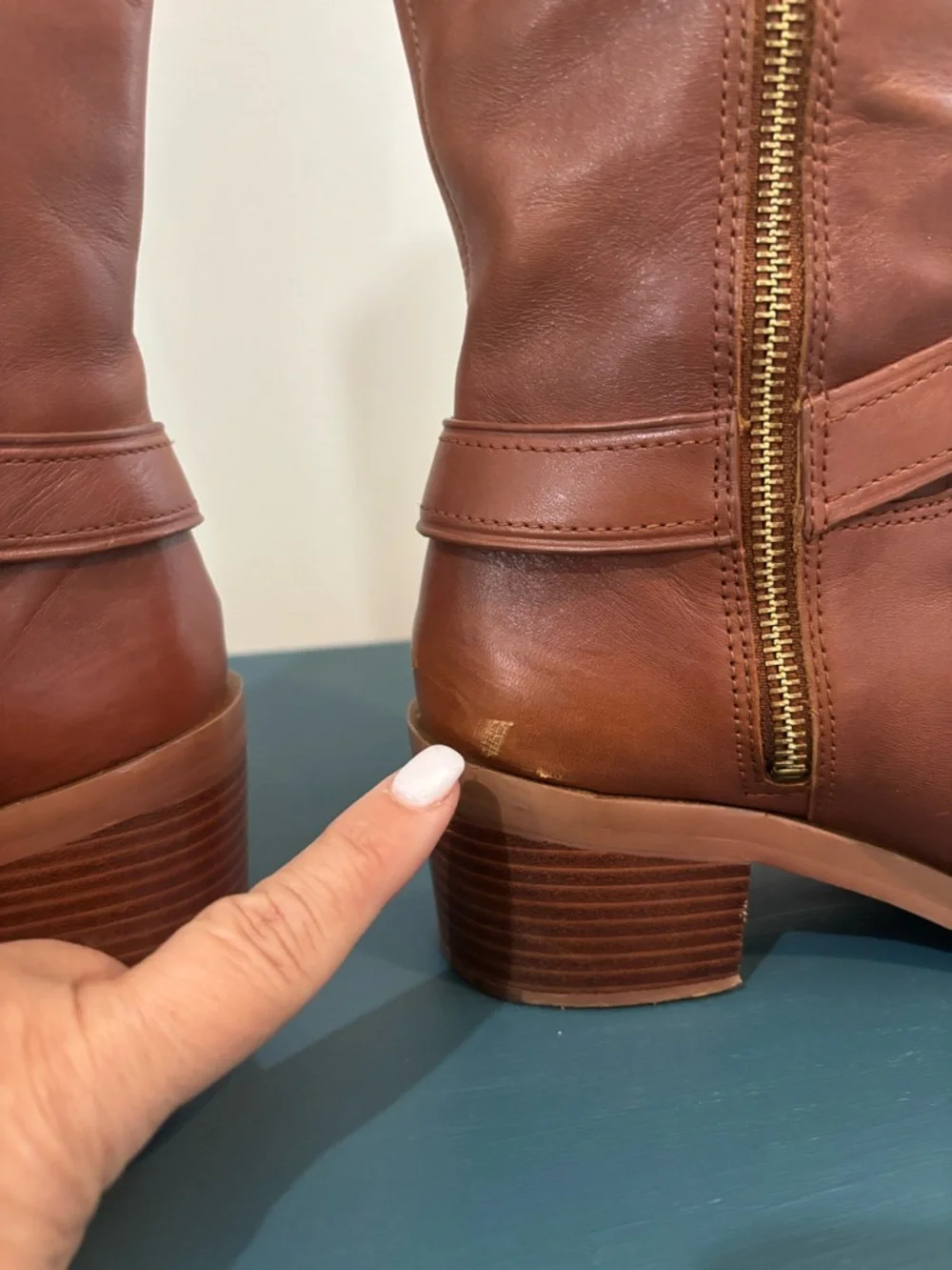 ❤️SALE❤️ Coach Carolina Leather Riding Boots - Picture 7 of 16